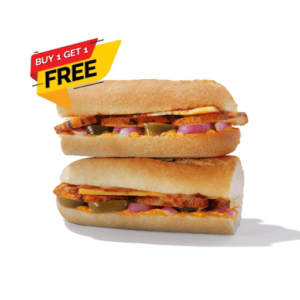 BUY 1 GET 1 FREE Mexican Chicken Baguette